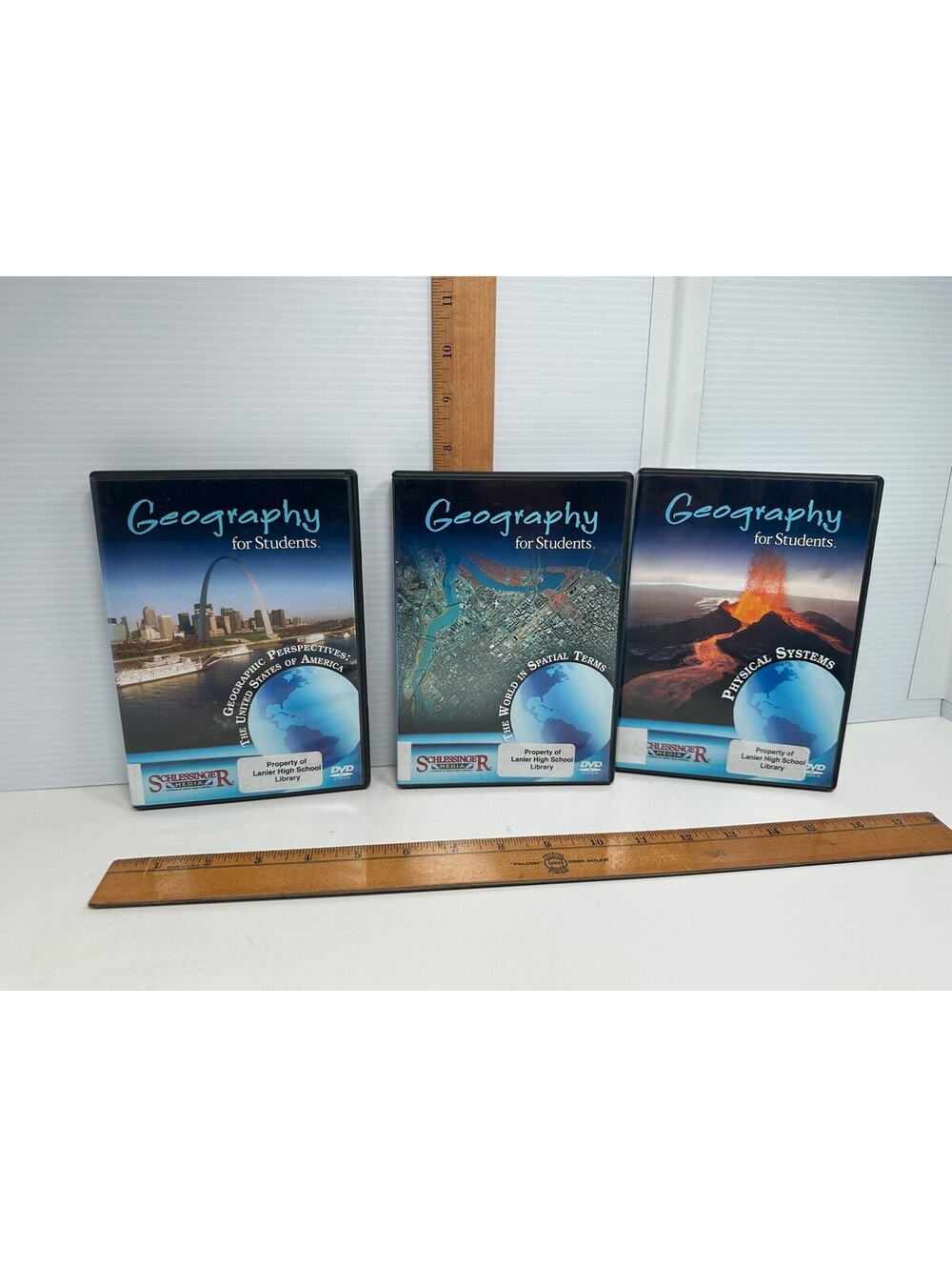 Geography for Students 3-Volume DVD Set - Grades 5-9 Educational Series by SchuL